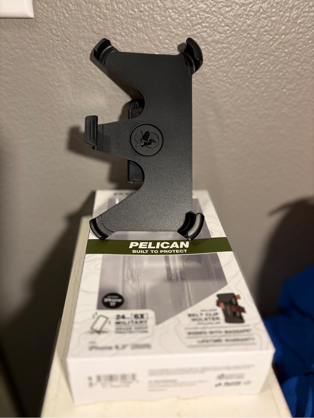 Pelican iPhone 17 Belt Clip Holster Replacement Only 360 Rotation Black 6.3
